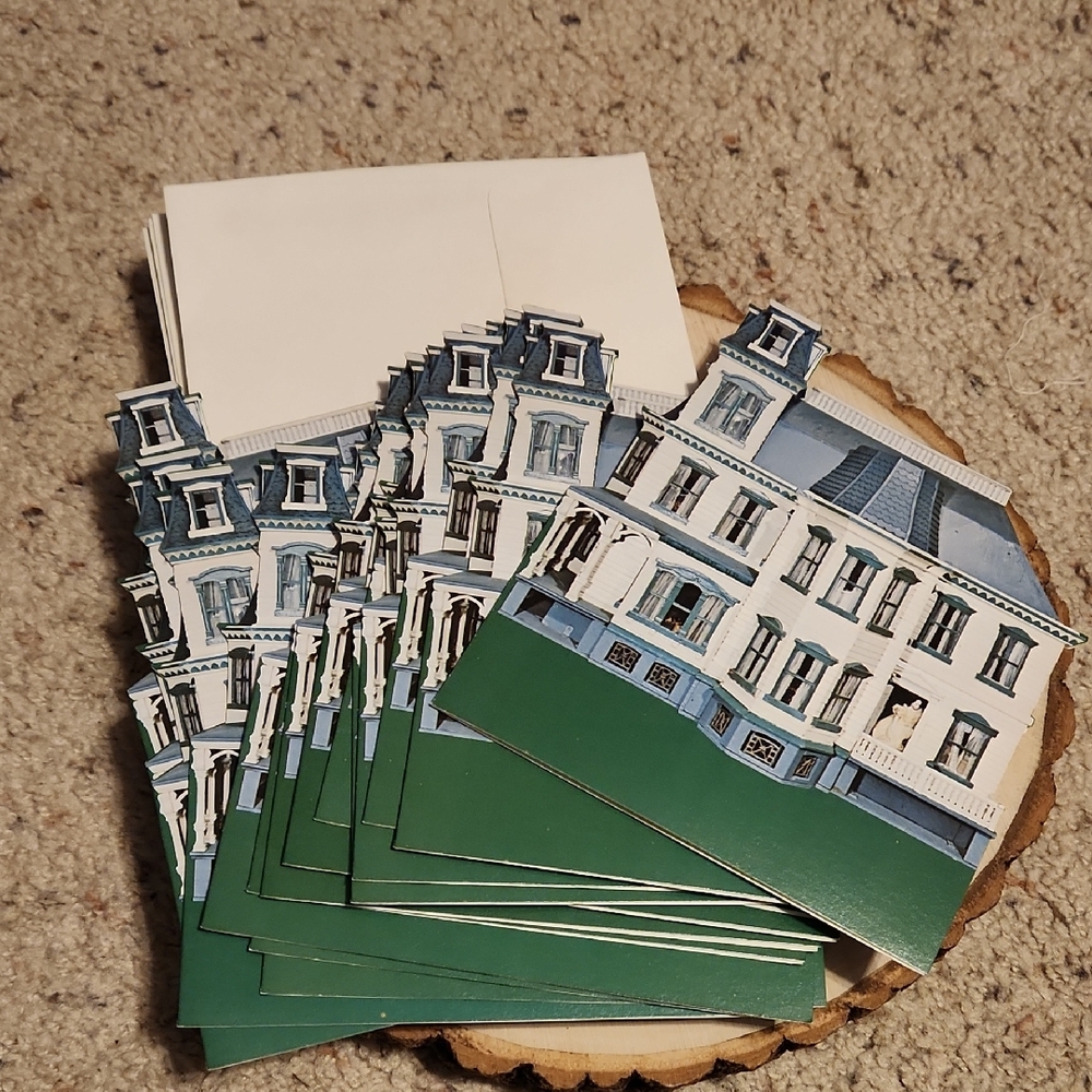 Vintage Smithsonian Institution Doll House Design Greeting Cards Lot Of 17